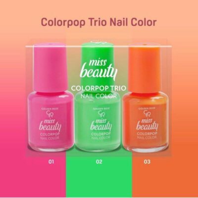 Miss Beauty Colorpop Trio Nail Colors - Image 3