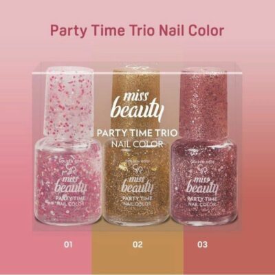 Miss Beauty Party Time Trio Nail Colors - Image 3